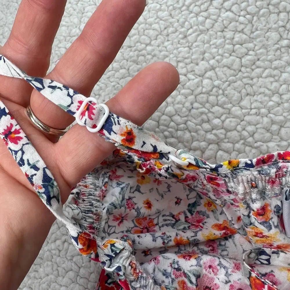 Old Navy Floral Tank Dress Small 6-7